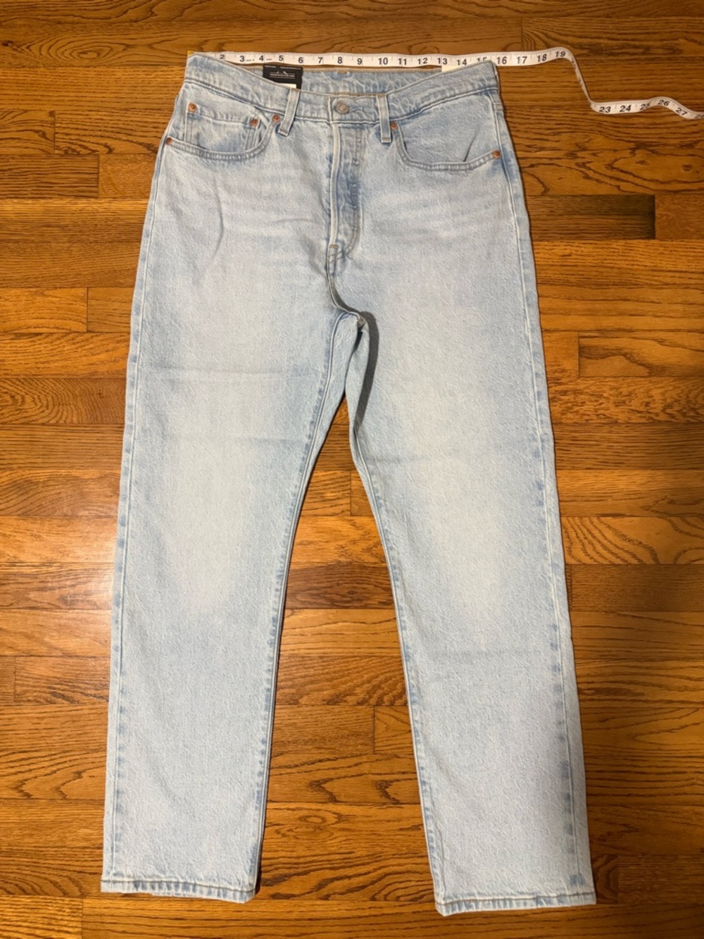 Levi's 501 Light Wash Straight Jeans NWT 31 x 30